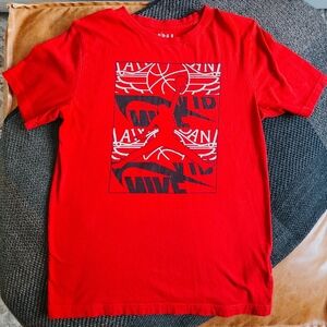 Jordan Red Graphic Short Sleeve Tee (Size XL)